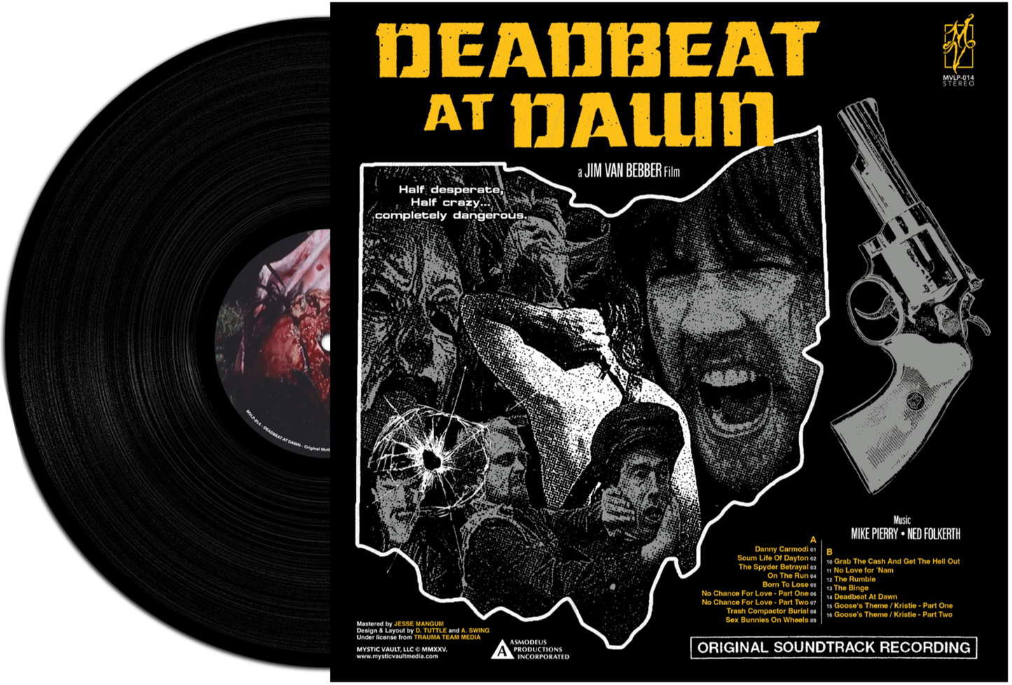 Jim Van Bebber's DEADBEAT AT DAWN Soundtrack Vinyl