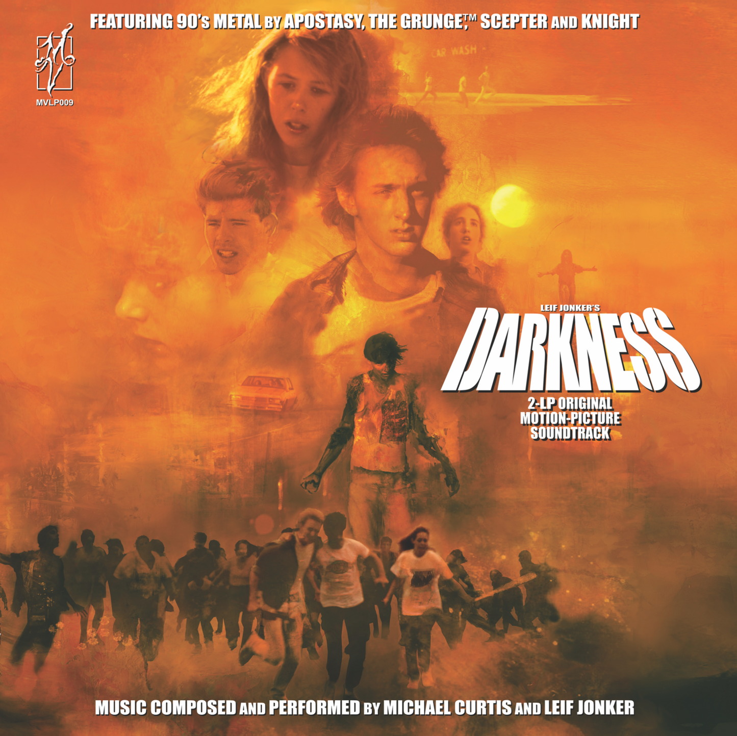 LEIF JONKER'S DARKNESS (1993) ORIGINAL MOTION PICTURE SOUNDTRACK VINYL 2LP