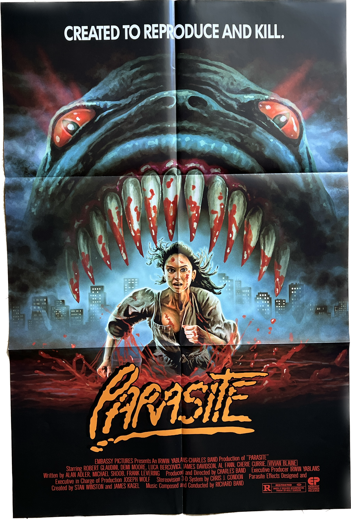 PARASITE (1982) ORIGINAL MOTION PICTURE SOUNDTRACK VINYL COMPOSED BY RICHARD BAND