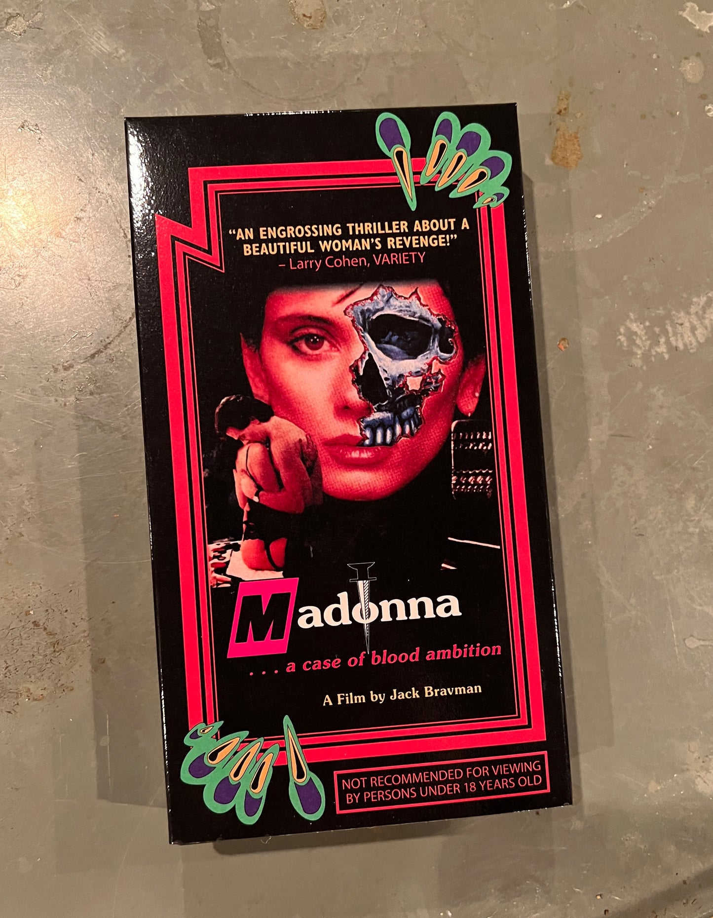 MADONNA: A CASE OF BLOOD AMBITION VHS 1990