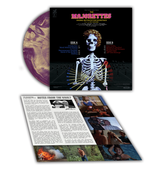 THE MAJORETTES (1986) SOUNDTRACK VINYL LP COMPOSED BY PAUL MCCOLLOUGH.