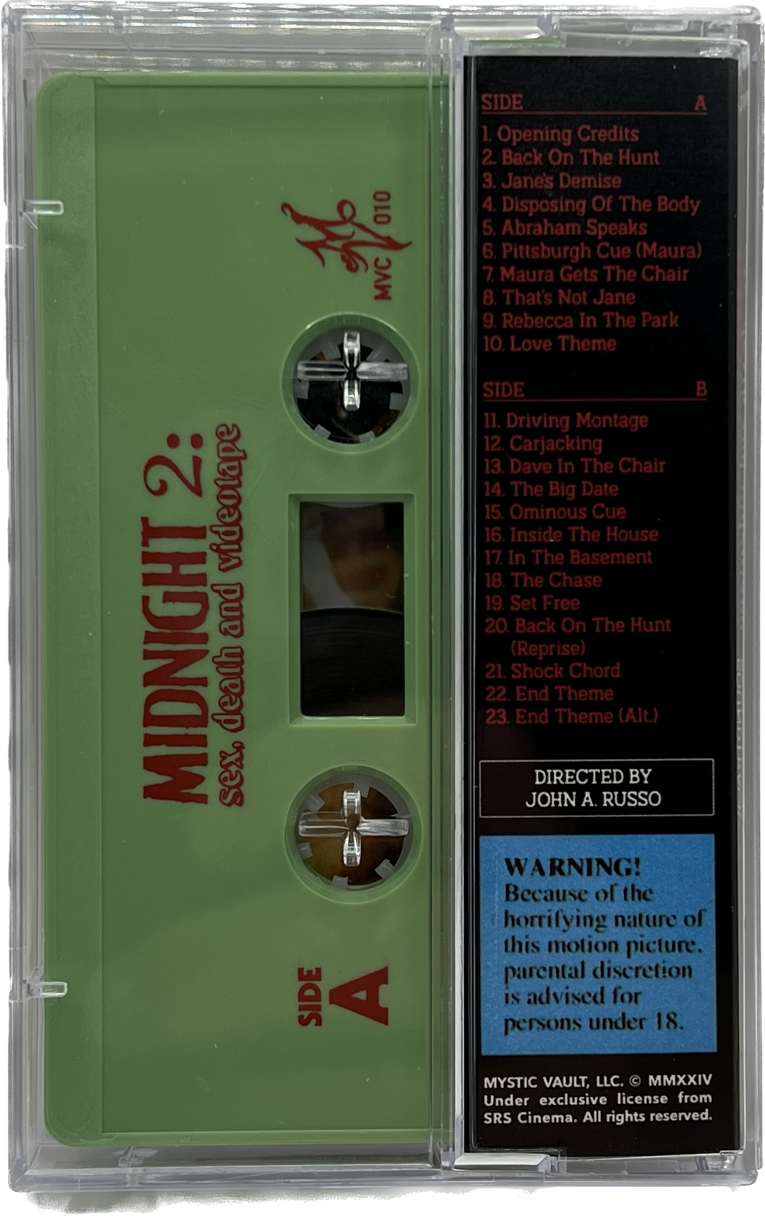MIDNIGHT 2: SEX, DEATH, AND VIDEOTAPE (1993) SOUNDTRACK CASSETTE