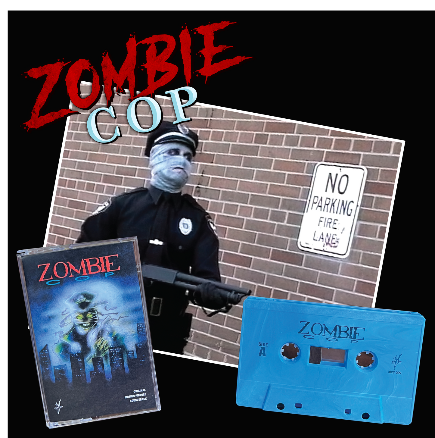ZOMBIE COP (1991) OST CASSETTE J.R. BOOKWALTER , MATTHEW JASON WALSH