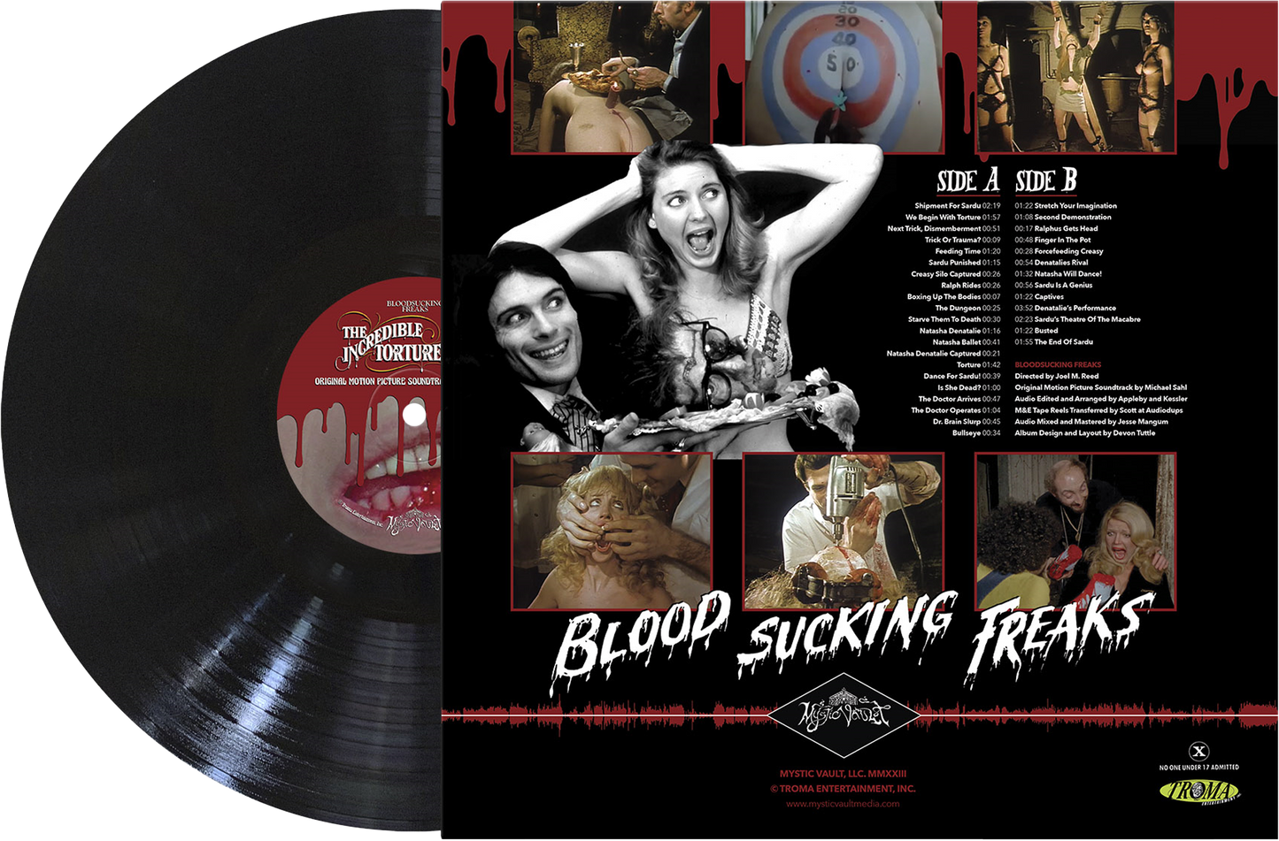 BLOOD SUCKING FREAKS (1976) ORIGINAL MOTION PICTURE SOUNDTRACK VINYL