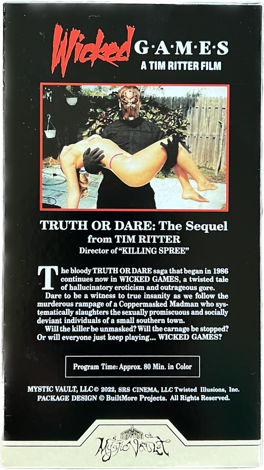 WICKED GAMES VHS TAPE SOV 1994