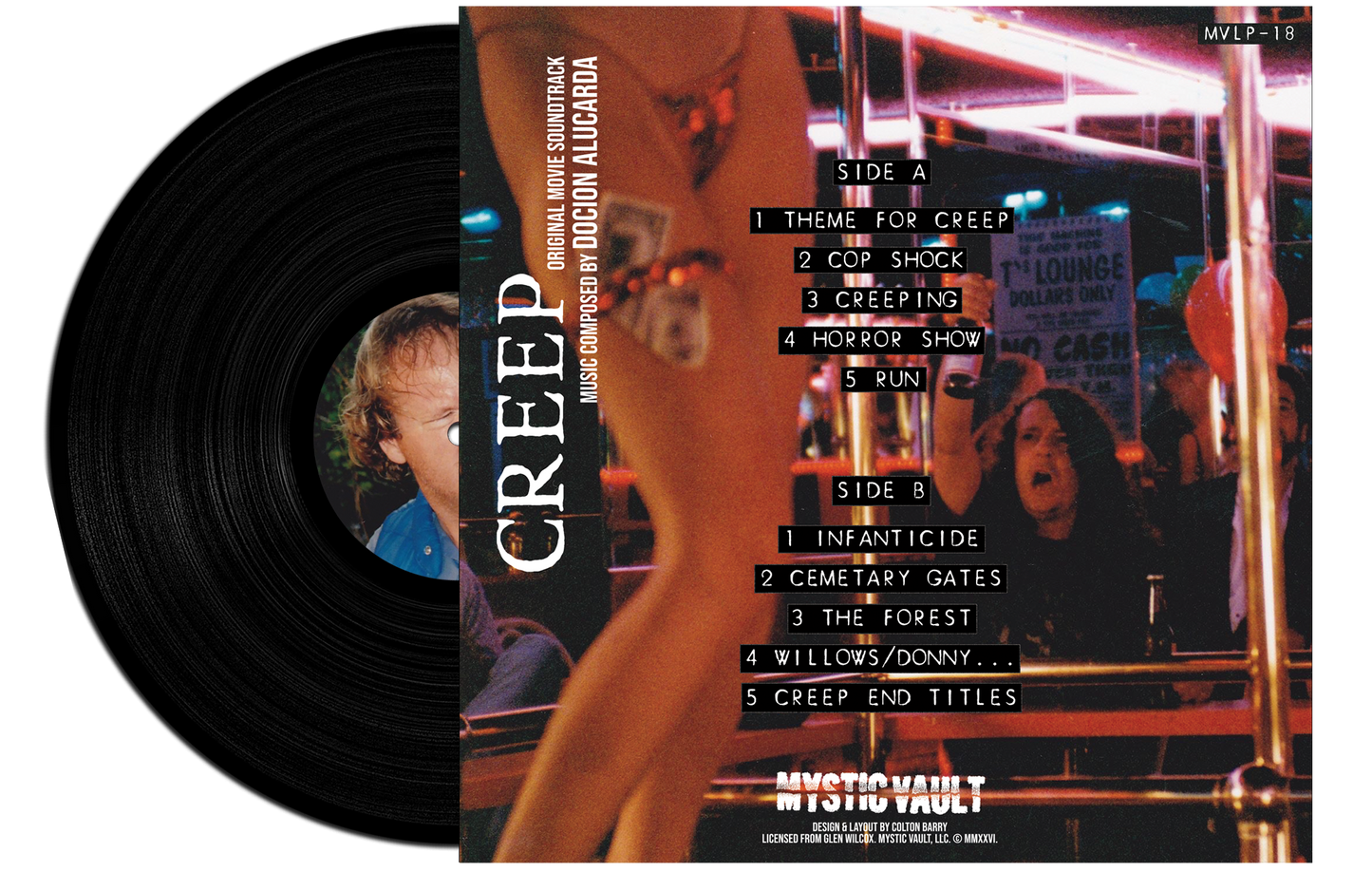 Tim Ritter's CREEP Soundtrack Vinyl Lp (1995)