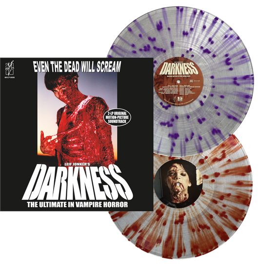 LEIF JONKER'S DARKNESS OST 2XLP 1993 VHS ARTWORK VARIANT