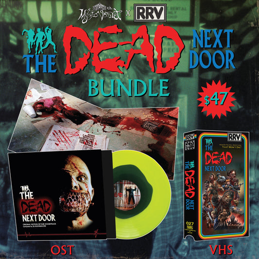 THE DEAD NEXT DOOR (1989) LP and VHS BUNDLE