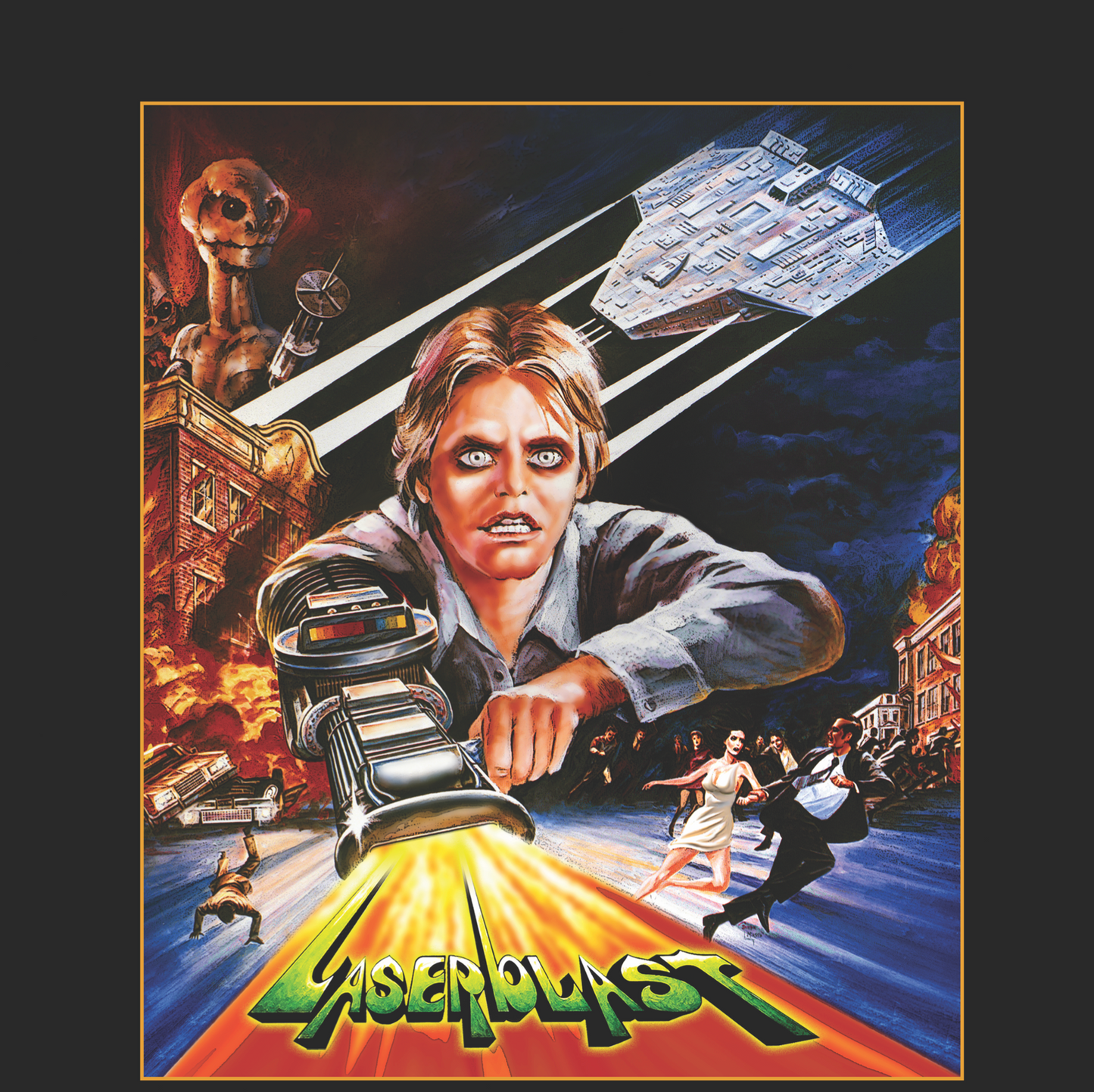 LASERBLAST OST VINYL COMPOSED BY RICHARD BAND AND JOEL GOLDSMITH