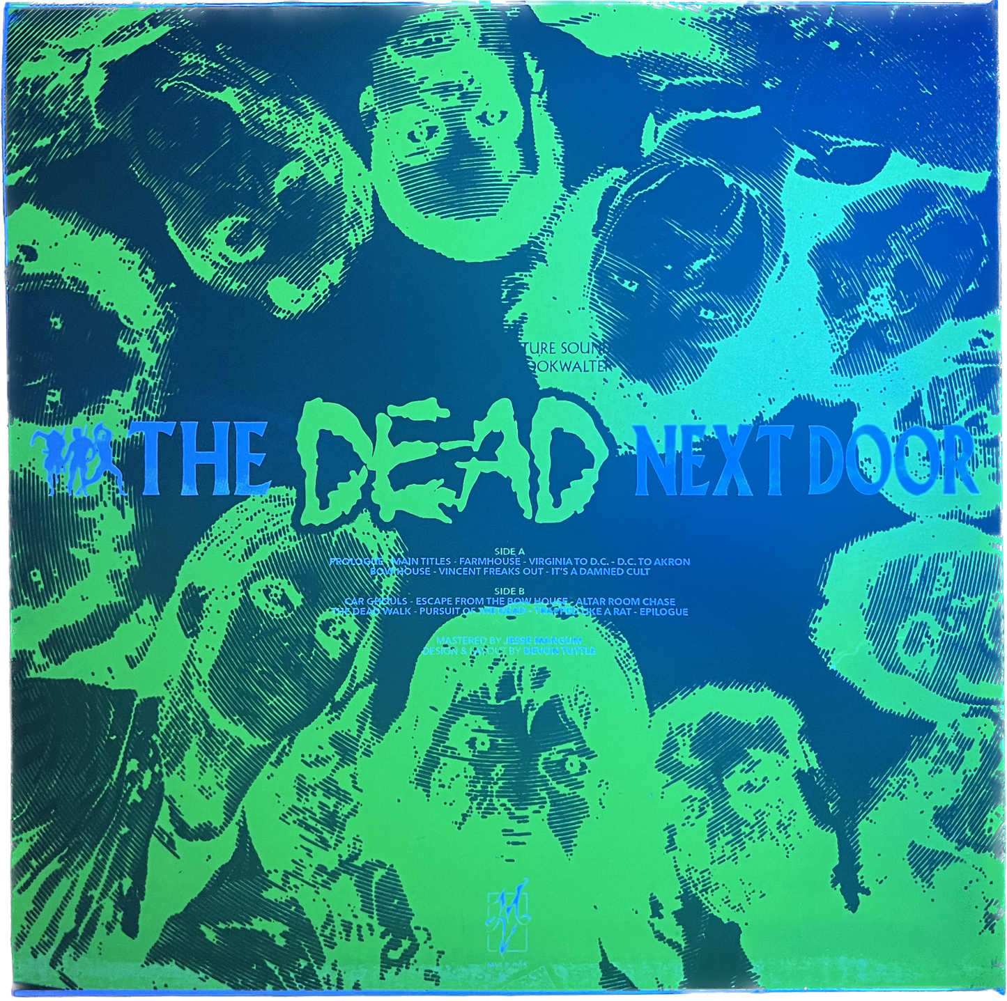 THE DEAD NEXT DOOR (1989) OST LP SCREEN PRINTED GREEN GLOWING VARIANT