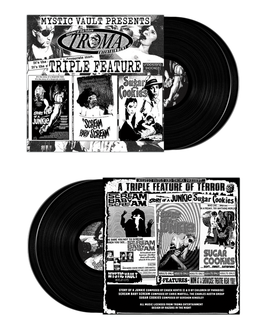 TROMA TRIPLE FEATURE 2XLP  **SALE $22