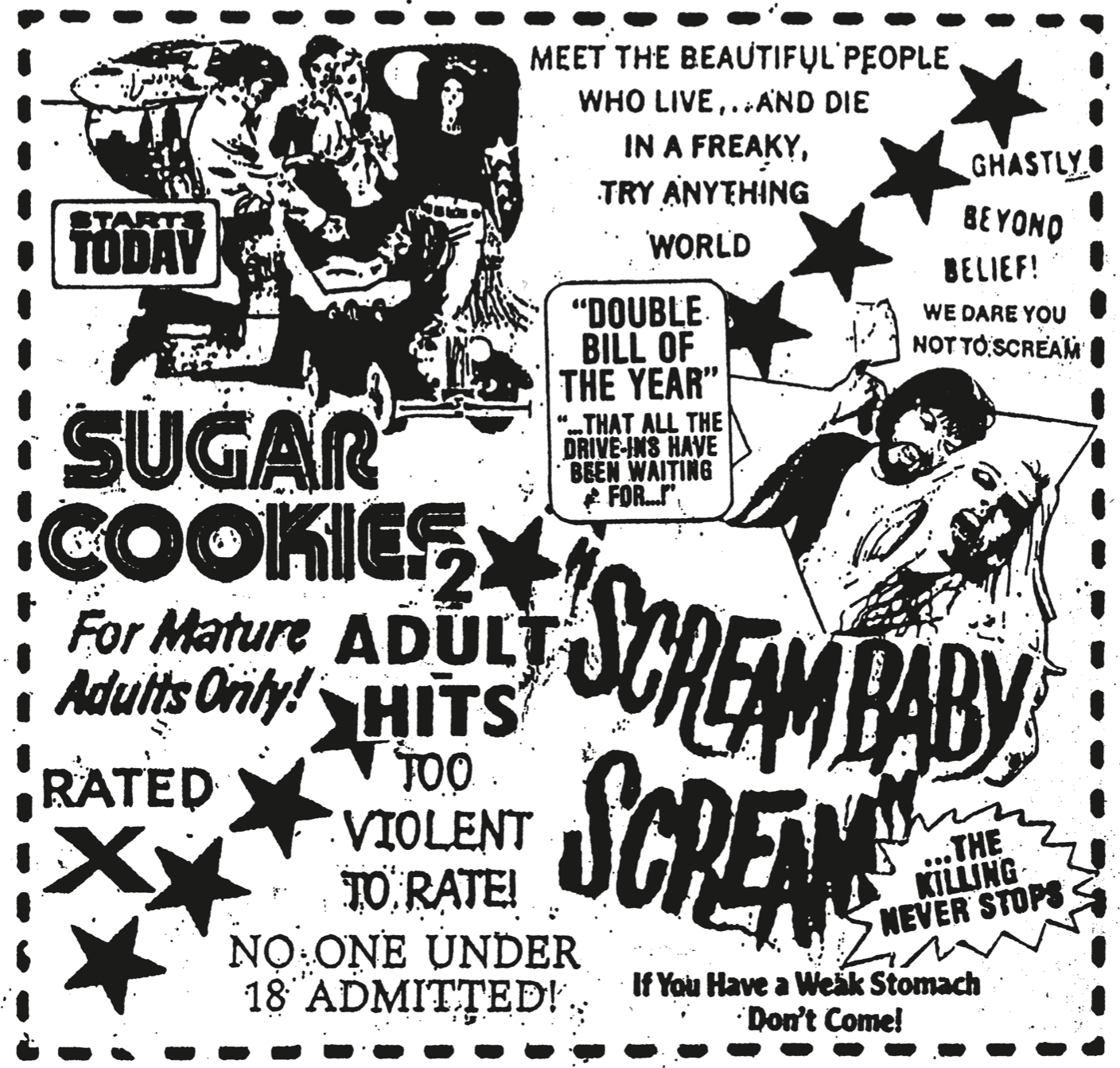 TROMA TRIPLE FEATURE OST - STORY OF A JUNKIE / SCREAM BABY SCREAM / SUGAR COOKIES