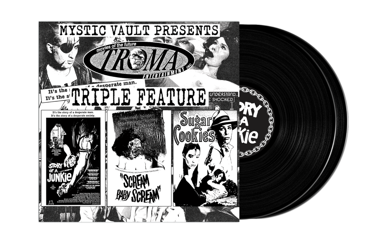 TROMA TRIPLE FEATURE OST 2XLP