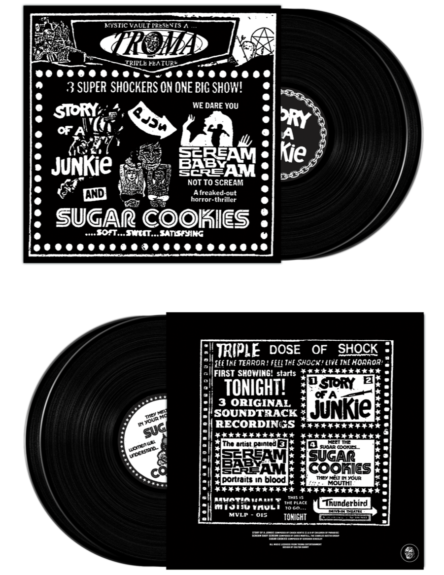 TROMA TRIPLE FEATURE OST - STORY OF A JUNKIE / SCREAM BABY SCREAM / SUGAR COOKIES