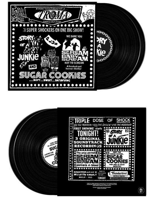 TROMA TRIPLE FEATURE OST - STORY OF A JUNKIE / SCREAM BABY SCREAM / SUGAR COOKIES